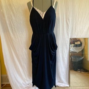 Blue BCBG dress, sz L